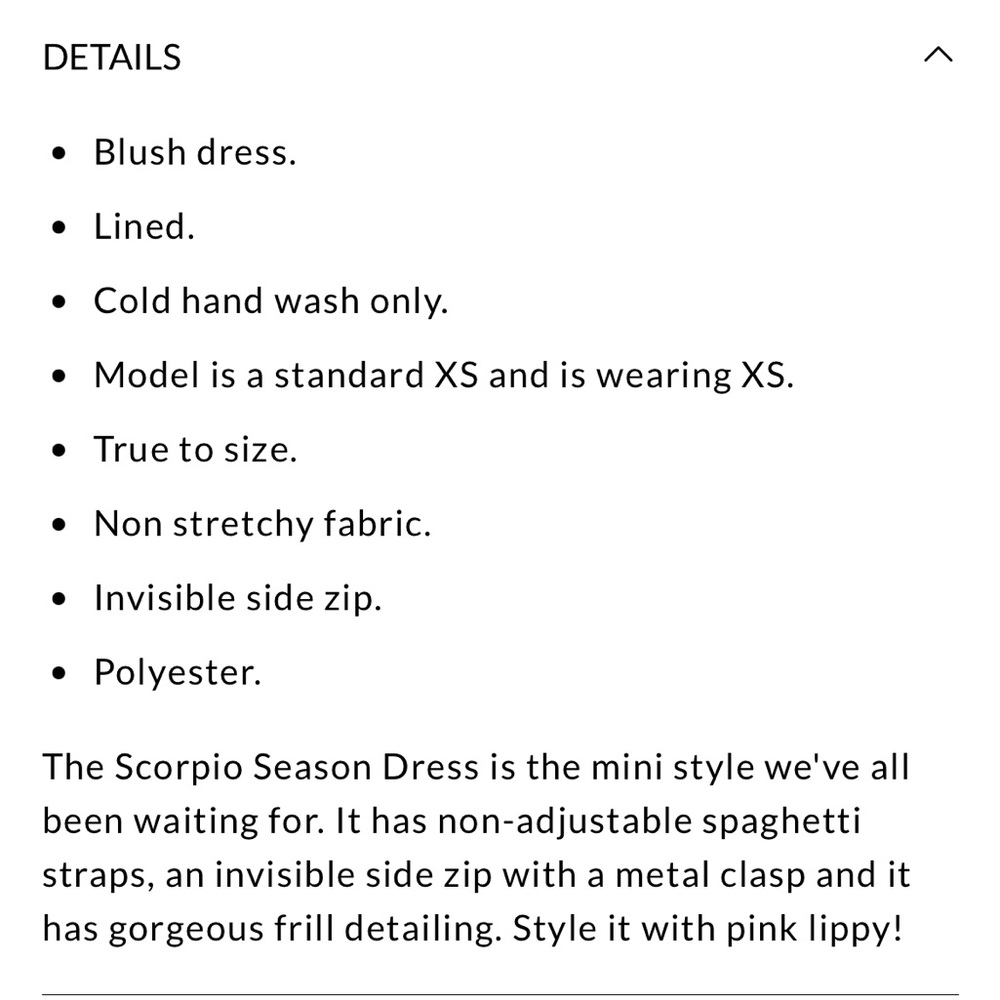 Hello Molly SCORPIO SEASON DRESS BLUSH Elegant Pink Ruffle Hem Dress - Picture 4 of 12